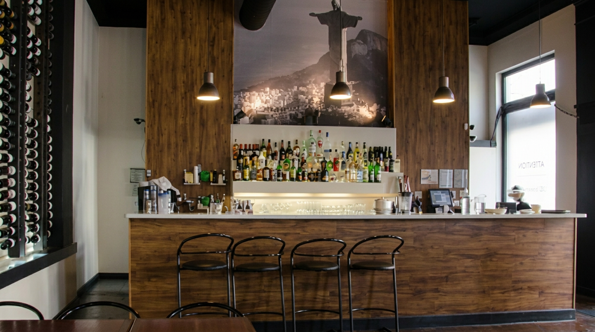 The bar