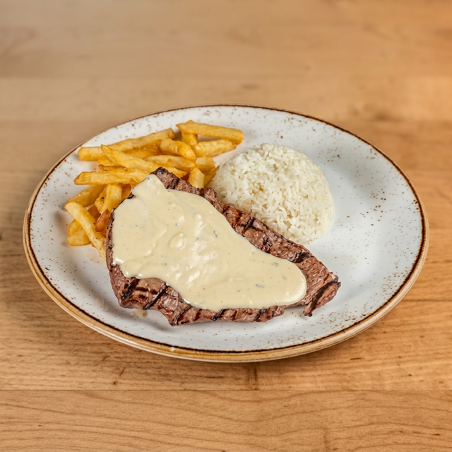 Alcatra ao Molho Gorgonzola